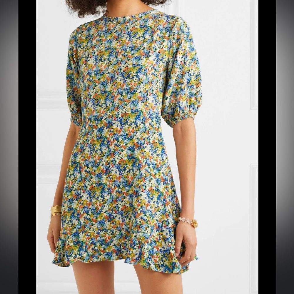Faithfull The Brand Jeanette Floral Mini Dress 6